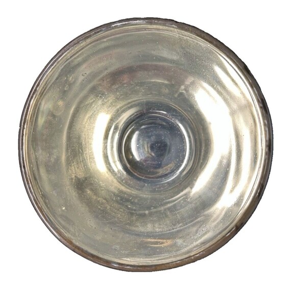 Anthropologie 4.5 Inch Round Glass Gold Leaf Pattern Candle Holder - Picture 7 of 7